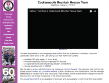 Tablet Screenshot of cockermouthmrt.org.uk